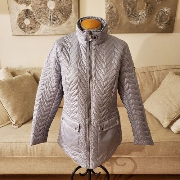 Via Spiga Quilted Cargo Jacket sz Medium - Picture 3 of 14